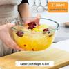 ZISIZ Glass Salad & Soup Bowl