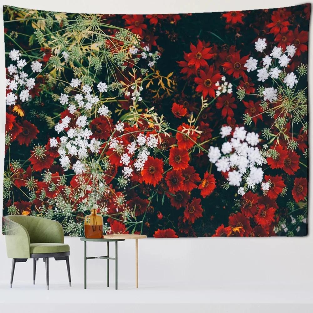 Christmas Tree Landscape Pattern Tapestry Bedroom Living Room Home Christmas Wall Decoration