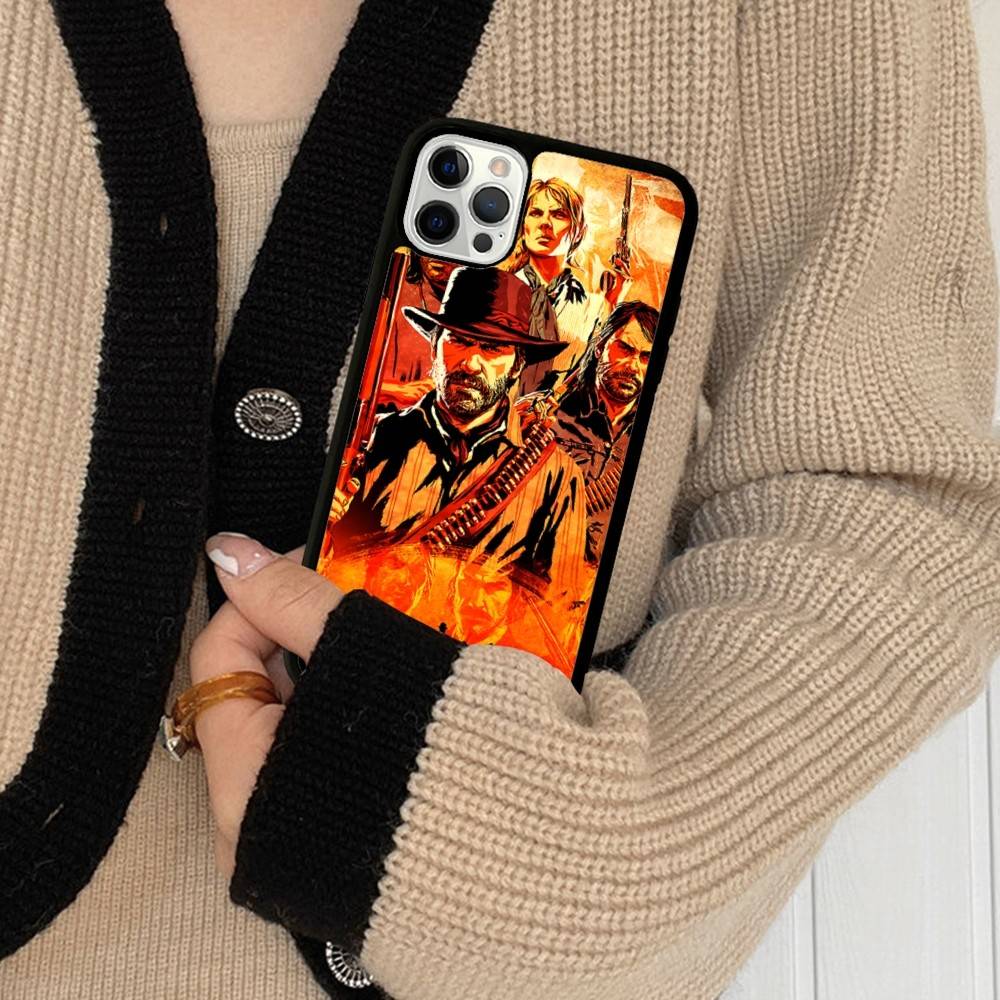 

Game Red Dead R-Redemption Phone Case For IPhone 17 Pro 16 Plus 16 Pro Max 15 14 13 12 11 PC+TPU Back Cover iPhone 17 Pro
