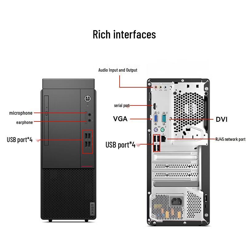 Lenovo PC Desktop Sicuro Kaitian M70z G2t Zhaoxin (Versione NC)