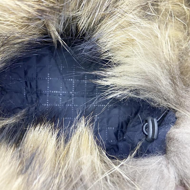 Natural Raccoon Fur Hats for Women WInter Bomber Trapper Hats Thick Fluffy Earflap Tail Hats