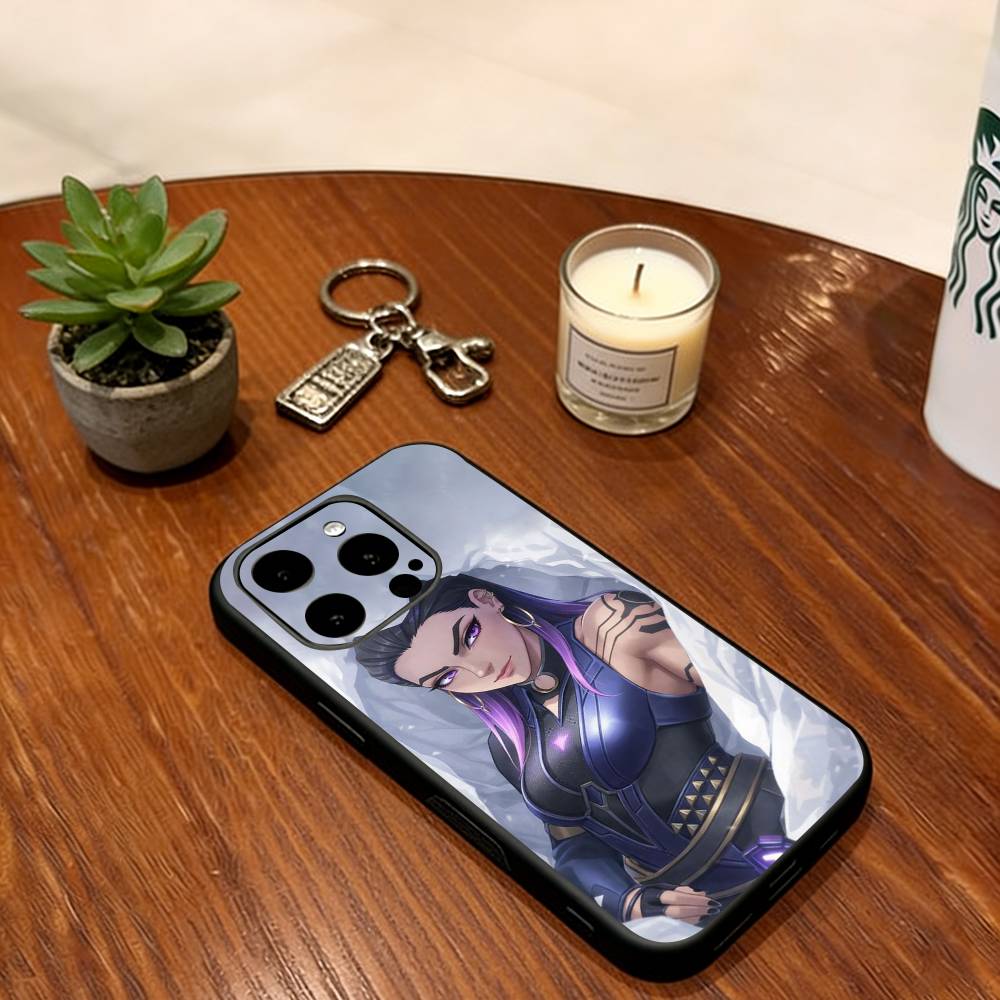 Reyna Valorant Phone Case Soft Silicone Black For IPhone 17 16 15 14 13 12 11 X XR Plus Pro Max Plus
