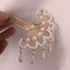 Pearl Hairpin with Tassel: Retro Hanfu Headdress In Ancient Tang-Ming Style