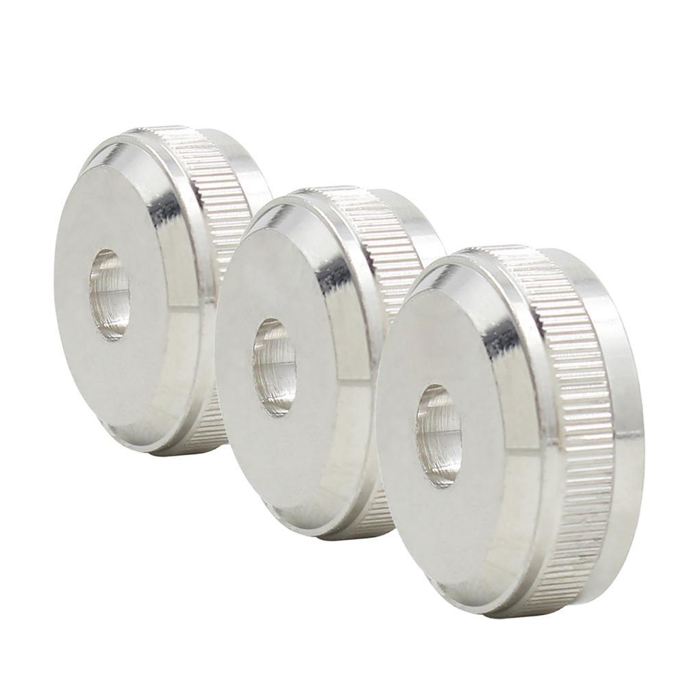 3pcs Metal Trumpet Accessories Parts Silver Valve Button Screw For Trumpet Repair