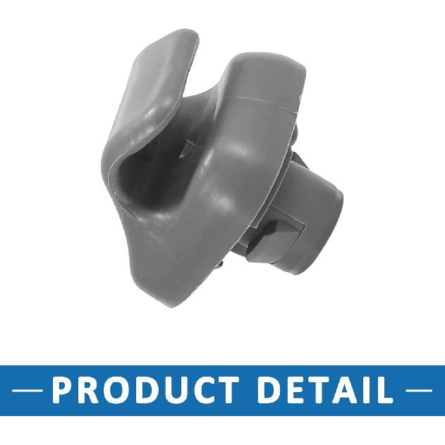 Sun Visor Clip 88217-S04-003ZA for Honda Civic 1996-2008 2pcs Plastic Gray