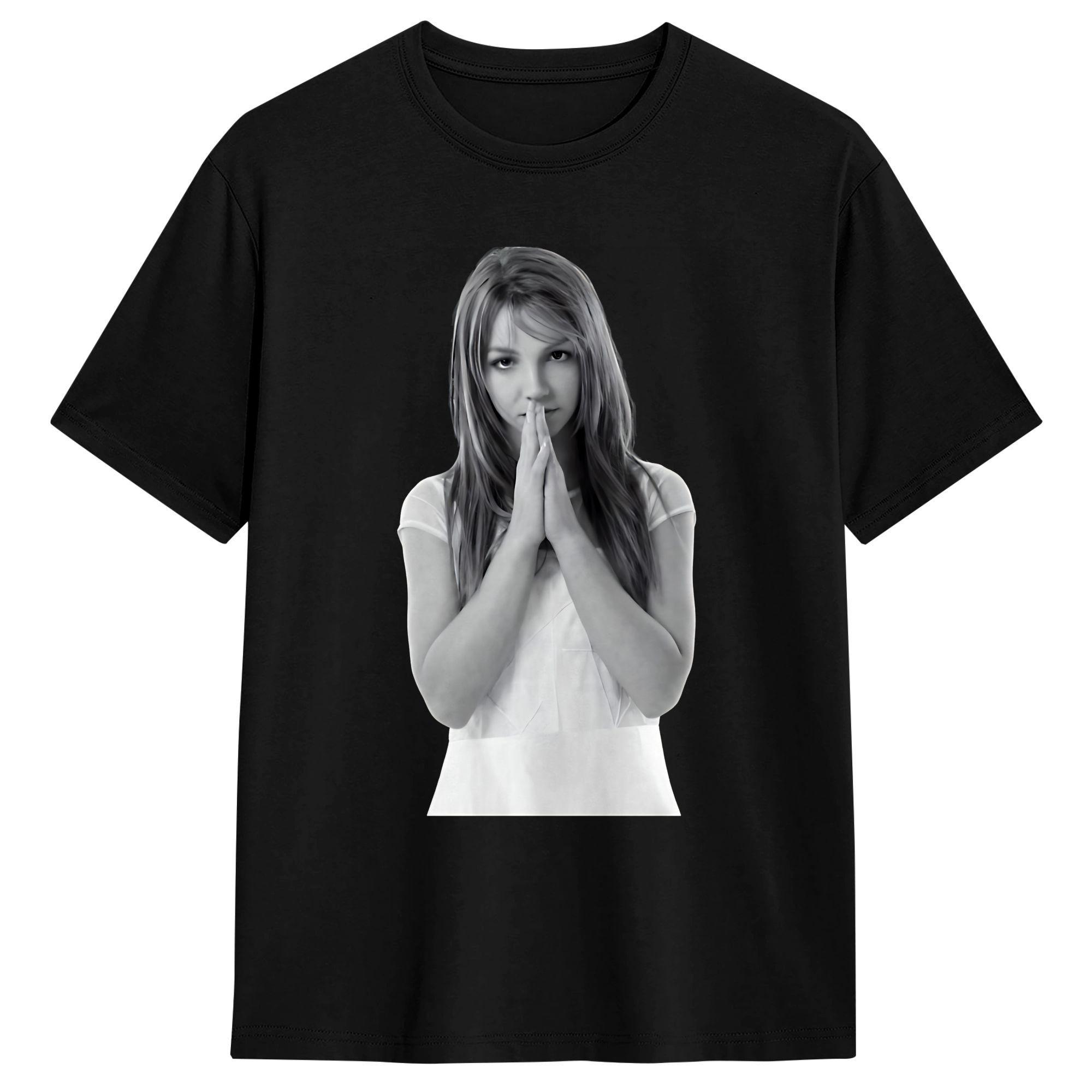 

Singer Britney Spears Graphic Y2K T-shirt Men and Women Summer Cotton Clothing Vintage Short Sleeved Top Streetwear Fan Gifts 5XL різнокольоровий