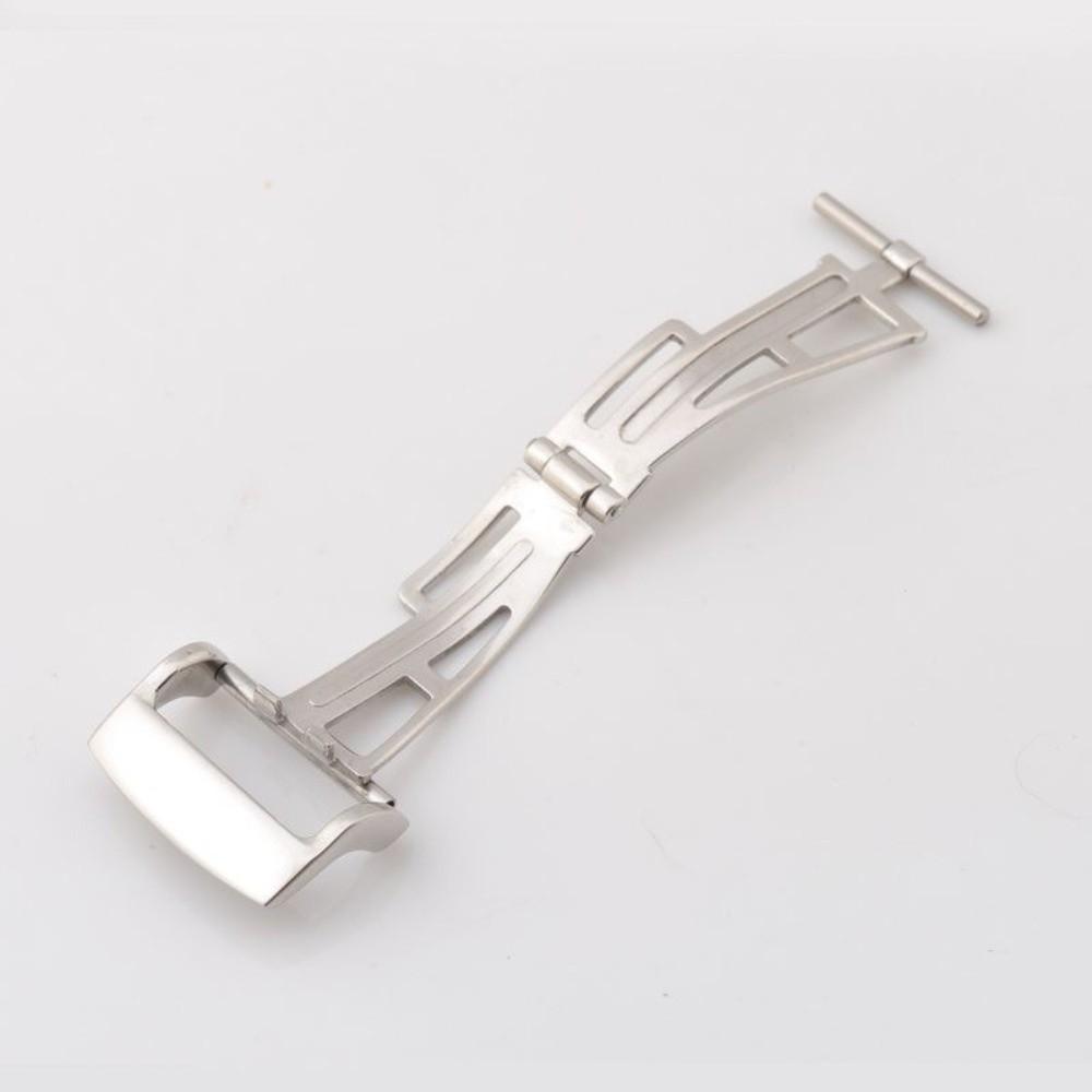 Langlebige Faltschließe Edelstahl Uhrenarmband Schließe Hohe Qualität Schmetterlingsknopf