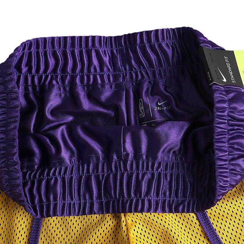 Nike Color Block Sports Lace-Up Shorts Women Shorts Yellow AV0211-728
