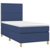 VidaXL Slat Bed Base with Mattress and LED, Upholstered Bed, Single Bed, Adult Bed for Interior Bedroom, 3135331