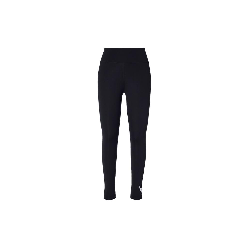 Nike Dri-FIT Color Block Logo Quick-Dry Mid-Rise Running Training Pants Women pants Black DM7768-010