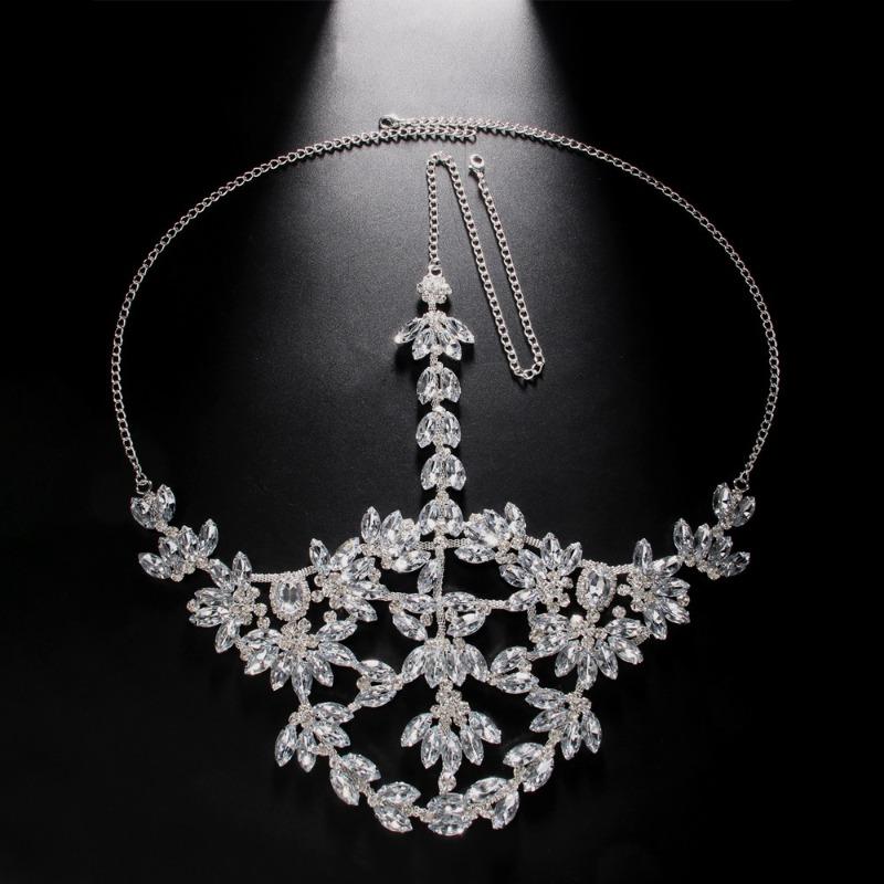 Exaggerated Rhinestone Mask Halloween Masquerade Party Diamond Mask Face mask серебряный