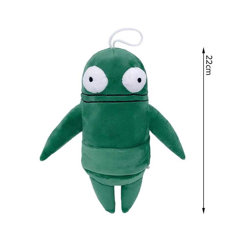 

22см Милая мягкая игрушка-кукла R.E.P.O Repo Monsters, Почтовый человек, Плюшевый игровой периферийный персонаж, Мягкие набивные игрушки, Подарок для детей 22*8cm зелёный