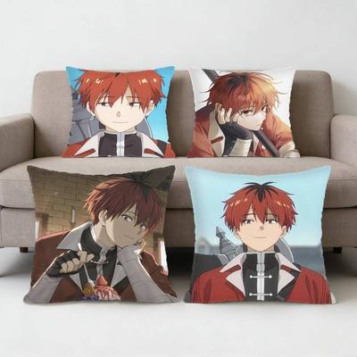 Stark Anime Frieren Pillow Case Sofa Living Room for Bedroom Car Headboard Backrest Cushion Square Cushion Nap Time