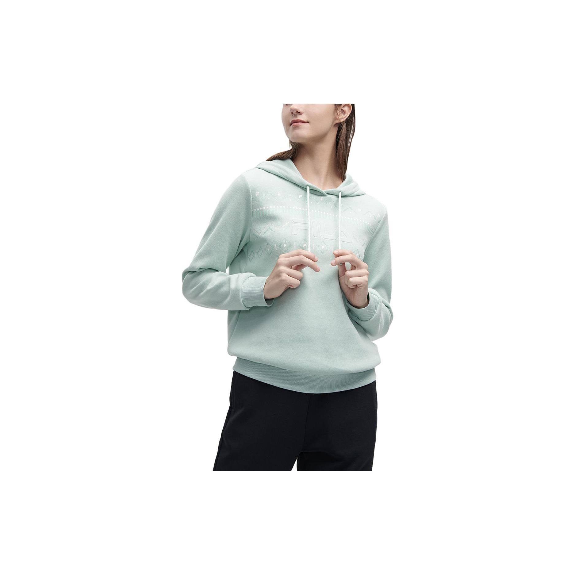 

New FILA Sweatshirts Women s Grassland Green F11W344215FLG S