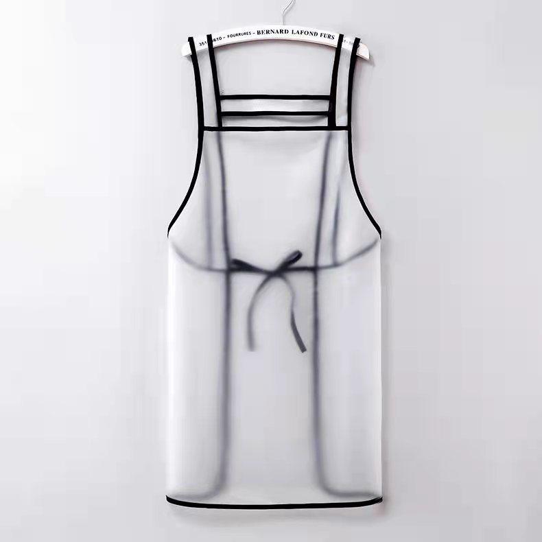 Customized Waterproof TPU Apron with Logo - Transparent and Oil-resistant
