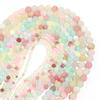 1 Strand 4 6 8 10 12mm Natural Colorful Jades Stone Beads Smooth Round Loose Stone Bead For Jewelry Making DIY Bracelet Necklace