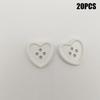 20Pcs/Set Buttons For Needlework Heart Sewing Button For Clothing Diy Accessories Decorative Craft Supplies