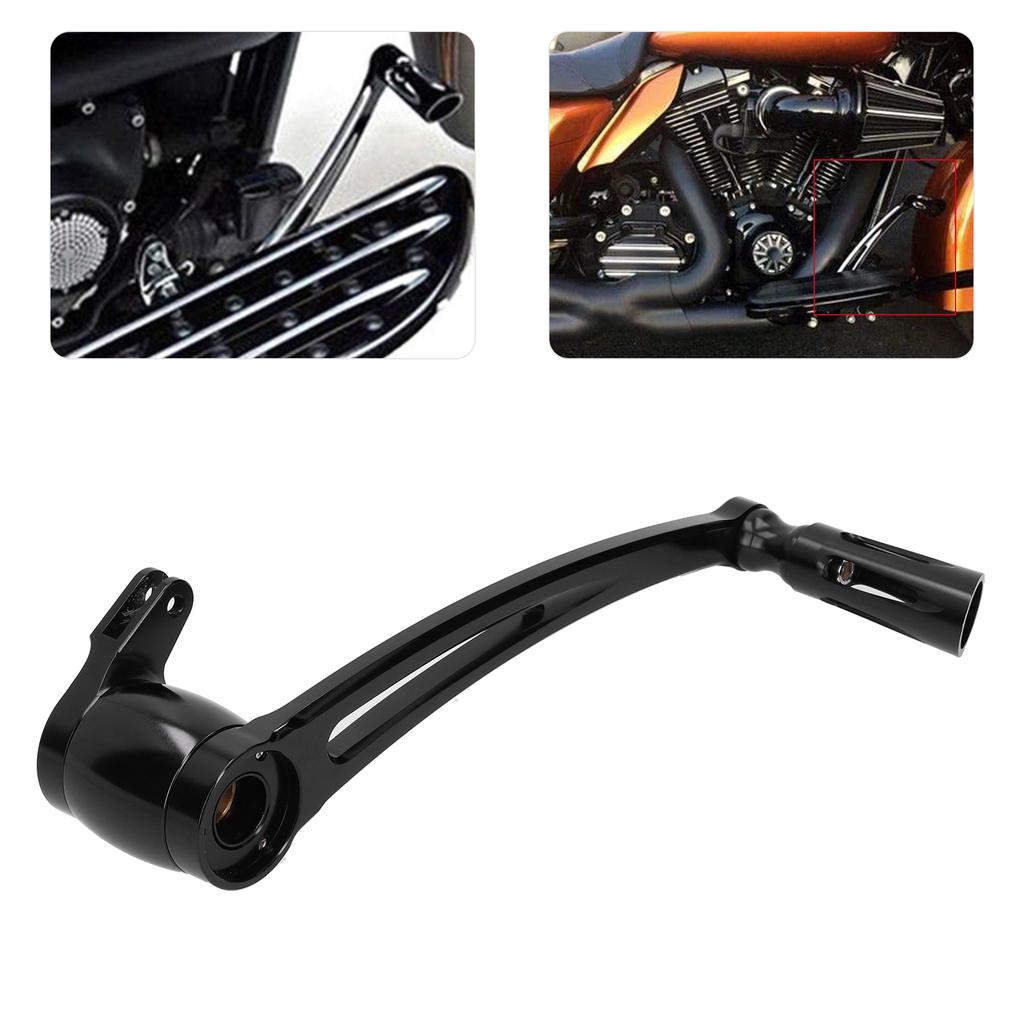 Motorcycle Modified Brake Pedal Lever Black Aluminum Alloy Fit for Touring 2014‑2020