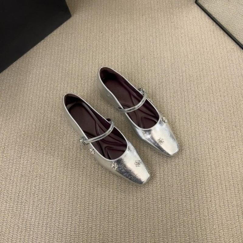 Fashion Vintage Mary Jane Shoes for Women Spring/Autumn French Bow-knot Shallow-mouth Low Heel Dress Street Style Shoes Bombas Mujeres
