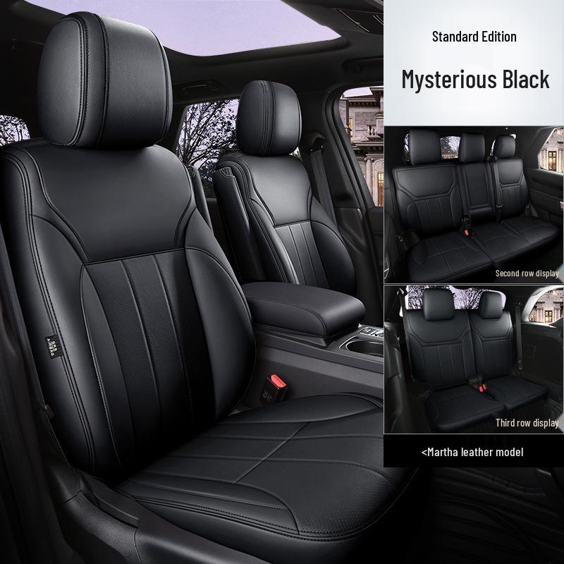 All-Season Universal Leather Seat Cover, Wear-Resistant, Full Coverage, Fits All Car Models