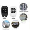 Gantch 433MHZ Universal Learn Copy Remote Control suitable for control garage doors electric gates security systems,YDABCD-Black