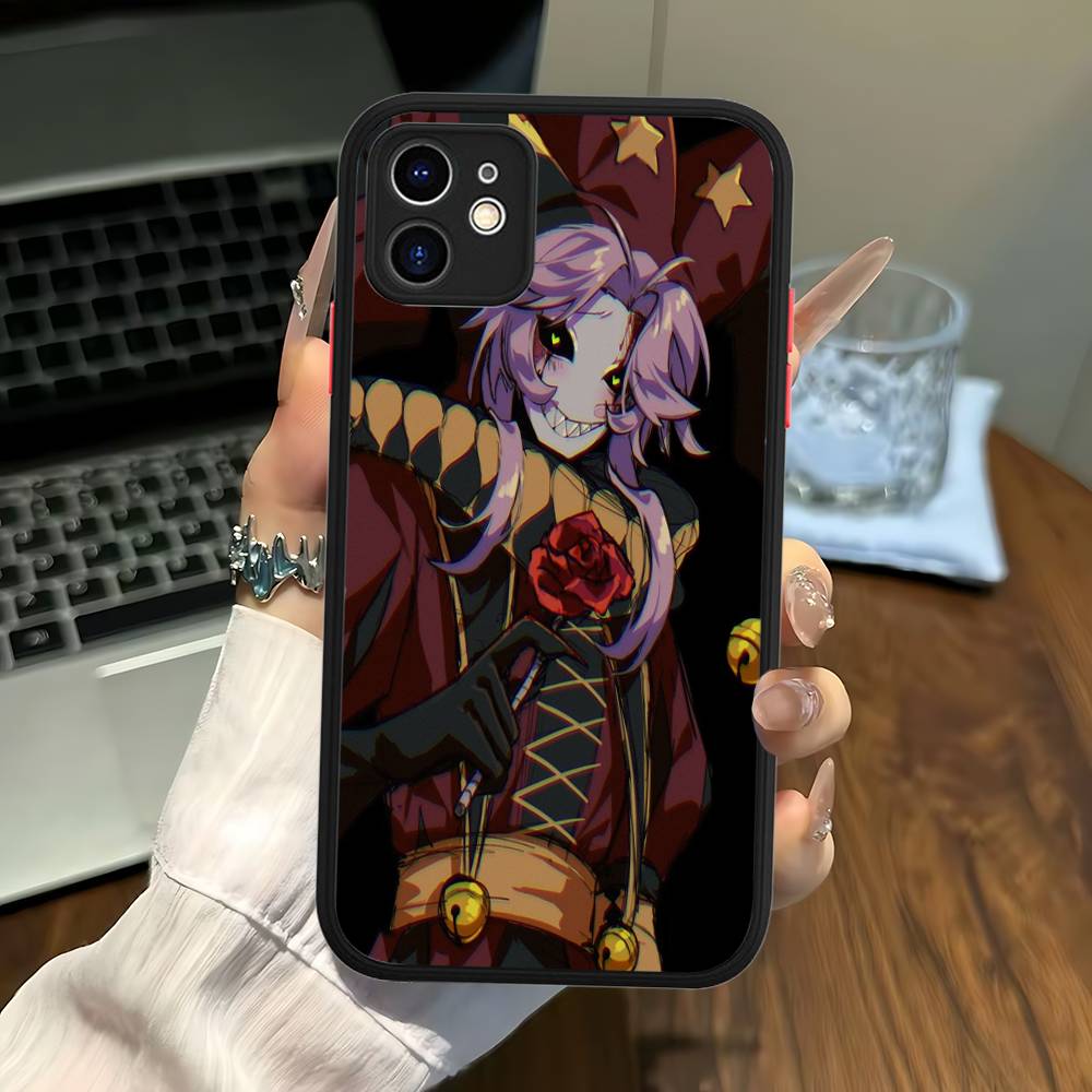 

The Freak Circus Pierrot Game For iPhone Air 16 15 14 Plus 13 12 11 Pro Max Matte Cover Jelly Shockproof Phone Case iphone 14pro max