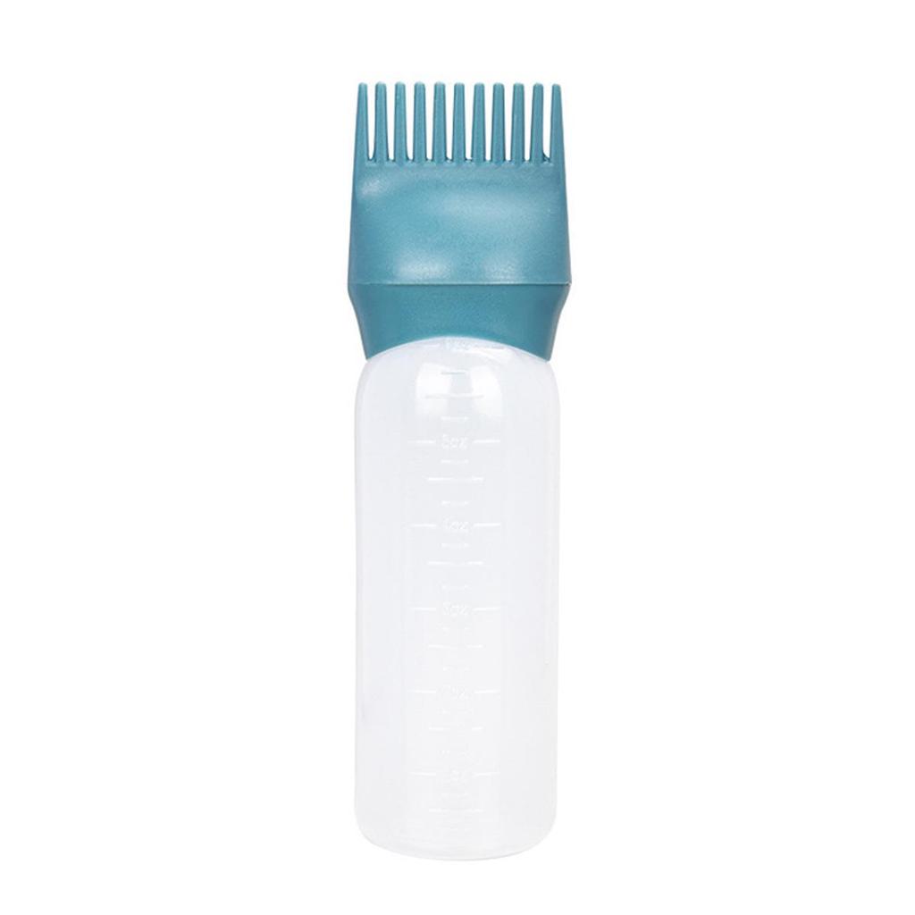 Multi-Color Hair Dye Bottle with Comb & Scale - Easy Press Application