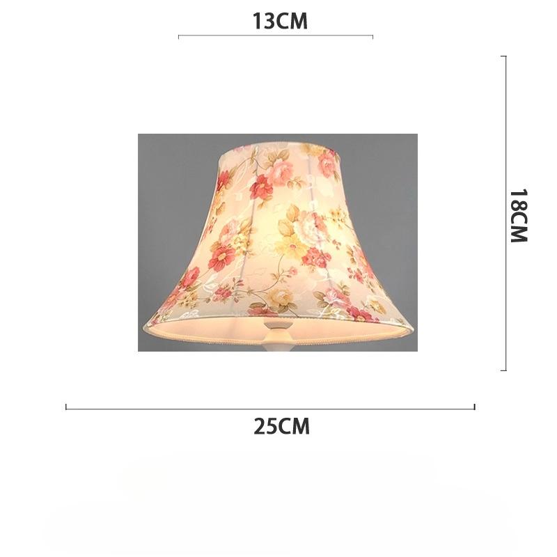 Table Lamp Lampshade Shell Cover Round Cartoon Linen Lampshade for Bedside Wall Lamp Floor Lamp Fabric Lampshade Accessories