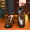 Fashion Fashion Large Size 37-48 Cow Leather Men's Brogue Shoes Designer Soft-soled Business Men Dress Shoes New Male Wedding Shoe
