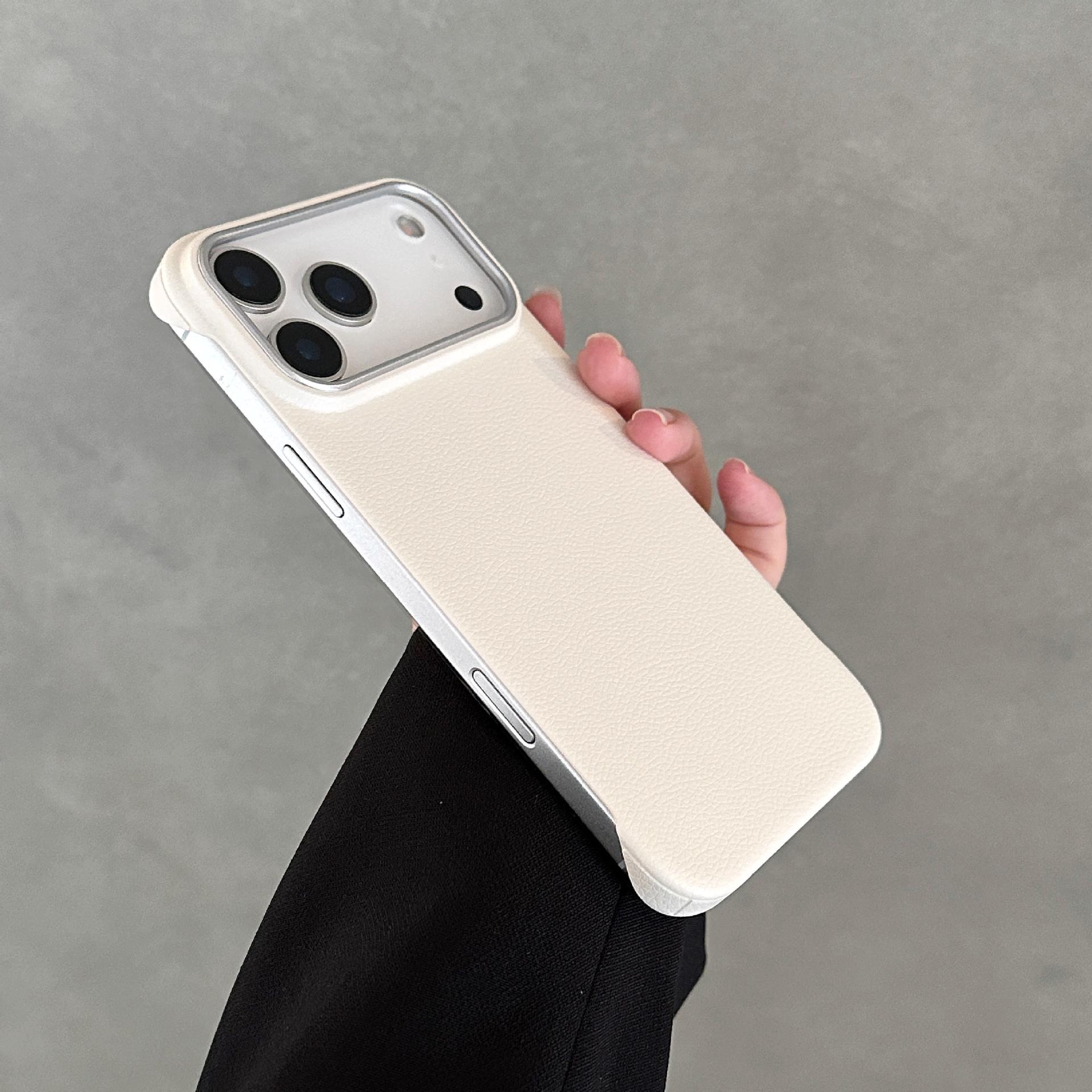 

Ultra-Thin Frameless Magnetic Phone Case for iPhone 17 Pro Max, Apple 16, 15, 14P iPhone 17