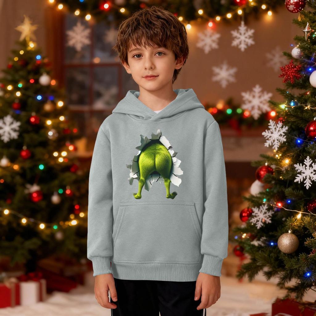 Pulover de Crăciun Băieți Fete Urât Crăciun Cămașă Crăciun Crewnek Copil mic Mânecă Lungă Pulover Ținută Topuri