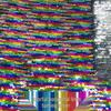 50-Color Double-Sided 5mm Sequin Fabric for Clothing, Luggage, and Wall Decoration