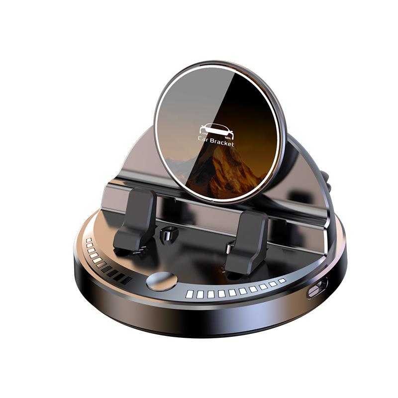 Car Phone Holder Wireless Charging Dashboard Auto Phone Bracket Support 360 Rotatable for In Car Cell Phone Holder Stand