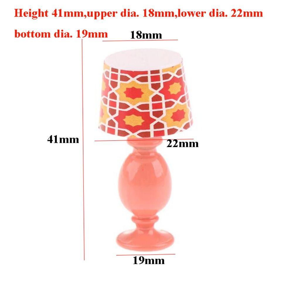 1:12 Dollhouse Miniature Desk Lamp Pretend Play Toys  Dollhouse Furniture Decoration
