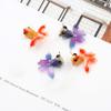 Handmade DIY Pendant Earrings Components Jewelry Findings Goldfish Pendant Earrings Accessories