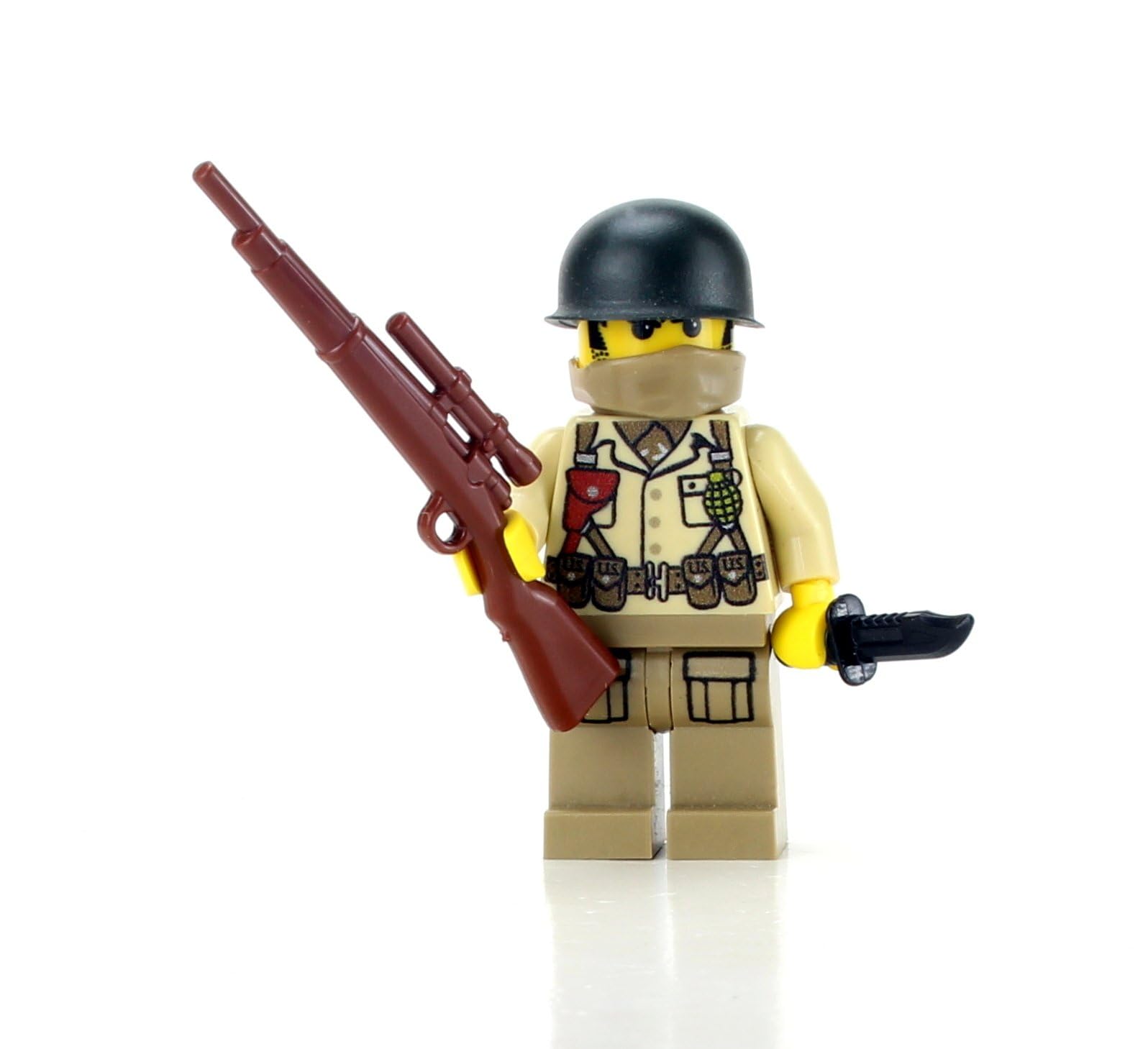 

[Battle Brick] WWII US Army M1903 Springfield Sniper Minifigure Figure World War II