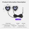 USB RGB Sweet Heart Atmosphere Light For APP&Remote Control Car Triangle Window Interior Motor Decoration Modification Neon Lamp