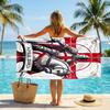 Cross Templars Knight Fashion Beach Towel: Ideal for Summer Adventures Soft, absorbent and quick drying suitable for swimming and bathing