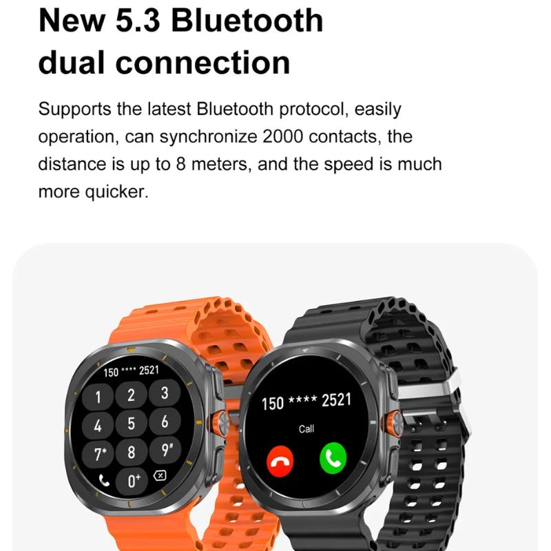 2025 Nuovo Smartwatch Orologio 7 uomo donna Sport Outdoor Bussola Chiamata Bluetooth 32GB NFC Frequenza Cardiaca Meteo Per Samsung Smartwatch