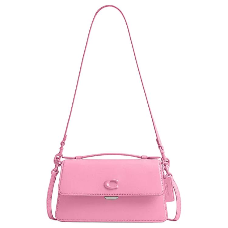 

Coach Juno 23 Logo Lock Closure Leather Handheld Crossbody Shoulder Bag Medium Women handbags Bright-Pink CR706-LHWPU Basic Set (Bag+Dust Bag)