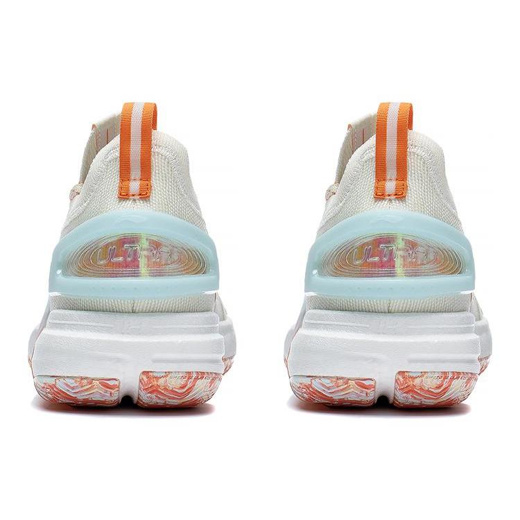 Li Ning Speed 9 Ultra Low Comfortable Abrasion Resistant Breathable Low Top Basketball Shoes Men's Ecru ABAT017-2
