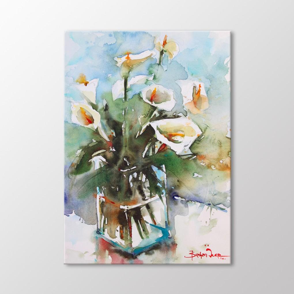 

Цветы в вазе Акварельная живопись