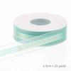 Happy birthday Organza Ribbon 2.5cm Width Lurex Ribbon Bow Making Satin Ribbon  Gift Packing