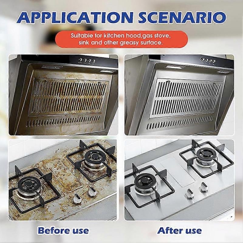 Kraftfull Rengöringsspray för Oljefläckar - Snabbtverkande Avfettningsmedel för Köksfett på Spiskåpor & Köksredskap