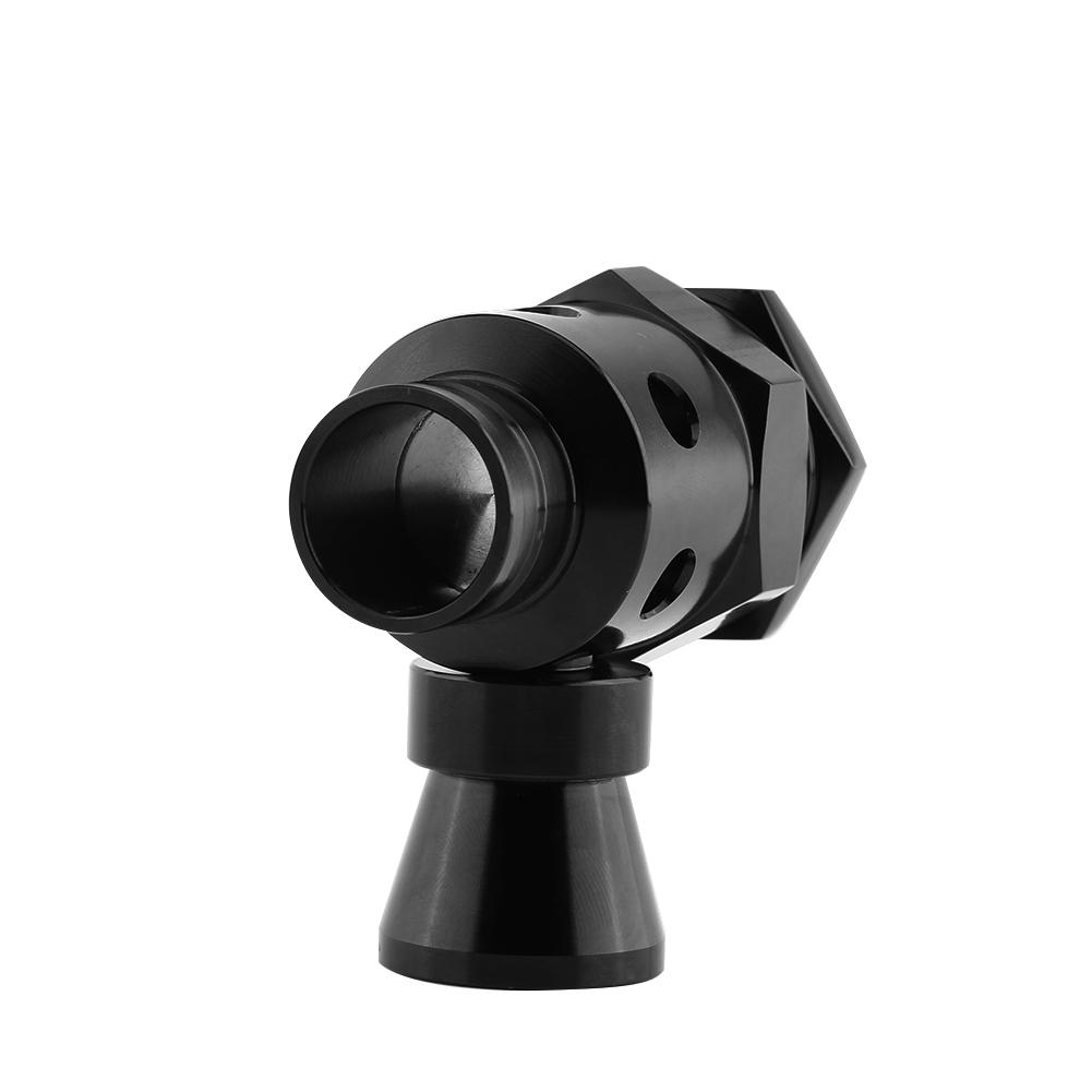 Black Universal 25mm Car Turbo BOV Dump Blow Off Valve Whistler Adjustable Sound Simulator Kit