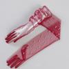 Weiß Schwarz Elegant Braut Lange Perlenhandschuhe Hochzeitsaccessoires Sommer Schlichtheit