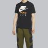 Nike Casual Sport Breathable Round Neck Printed Short Sleeve T-Shirt Men Tops Black CT6533-010