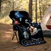 1pc Casper1 Theme Blanket - Digital Print, Polyester, Cozy for All Seasons, Perfect for Outdoor, and Travel