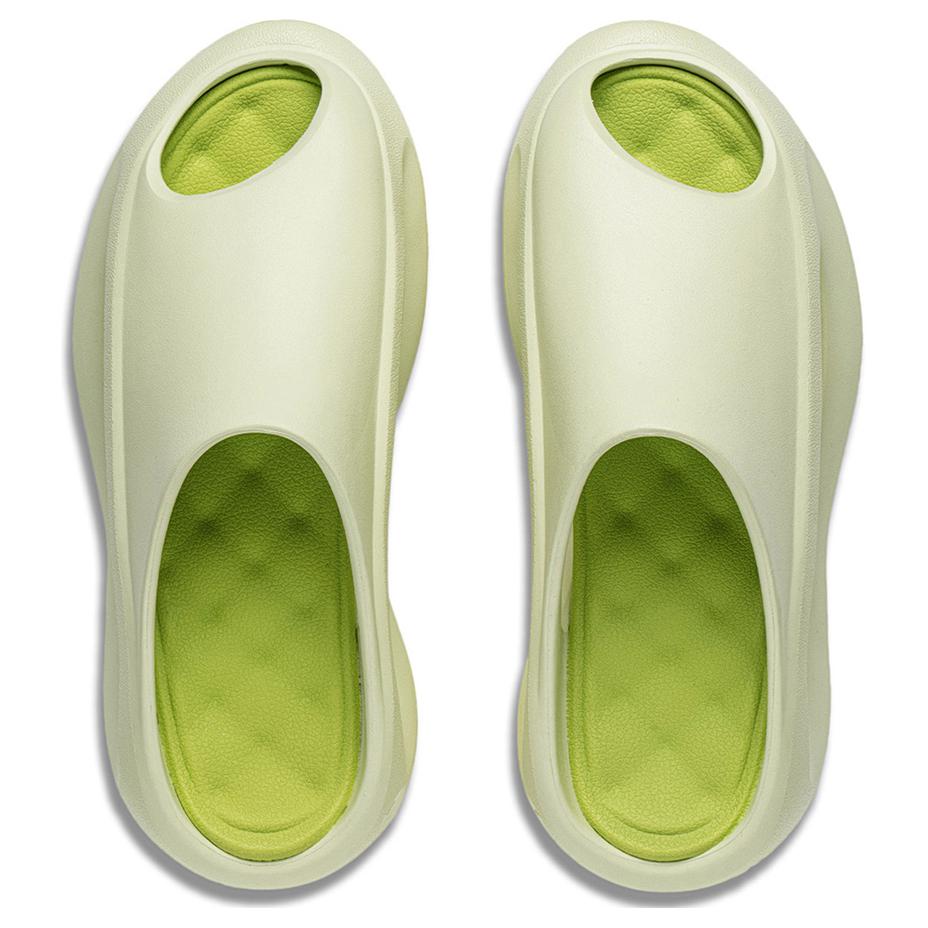 Li Ning Cloud Travel Slay Comfortable Versatile Non-Slip Wear-Resistant Slide Sandals Unisex Footwear Light-Fruit-Green AZSV021-5