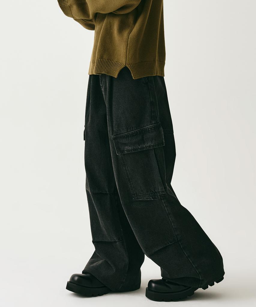 AVANDRESS Side Big Cargo Pants Camo